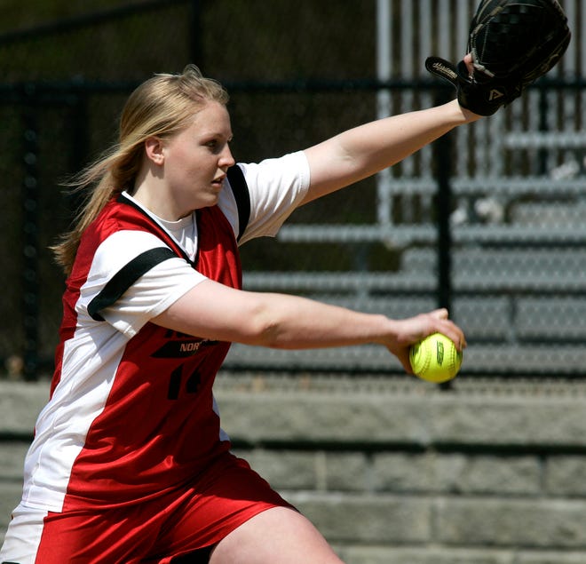 A solid North Quincy defense backed up winning pitcher Brittany Folkins.