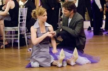 Katherine Heigl and James Marsden star in the romantic comedy "27 Dresses," available on DVD Tuesday.