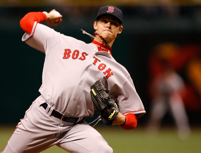 Red SOx hurler Clay Buchholz was cruising last night until he gave up an eighth-inning homer to Tampa Bay's Akinori Iwamura. The Red Sox went on to lose, 2-1, marking their fourth straight defeat.