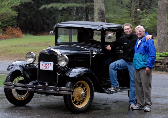 Matt Johnson, 16, and his friend Dick Stitt restored this 1930 Model A coupe.