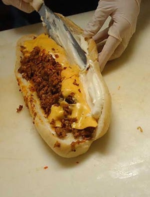The Times/ BRIAN McDERMOTT A 2004 file photo of one of Pittsburgh's BIG sandwiches
