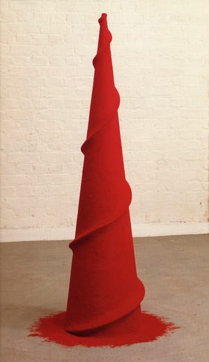 Anish Kapoor created “1000 Names” in 1979.