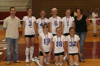 West Ottawa seventh- and eighth-grade volleyball team