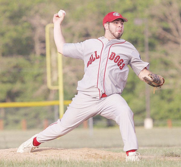 Mark Barresi of Fall River pitches for Westport Post 145 Sunday night against Berkley.
