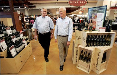 Tom Heinen, left, and his twin brother, Jeff, operate Heinen's Fine Foods, a 17-store chain in the Cleveland area. Because of the rise in food prices, the Heinens are rethinking how they do business.