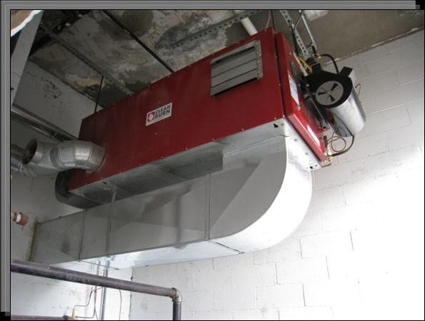 In the district bus garage, a waste oil heater was installed. The district now takes used oil from buses to help heat the building. In addition to utilities savings, the district no longer needs to pay for removing used oil.