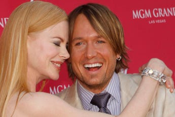 Keith Urban and wife Nicole Kidman arrive at the 43rd Annual Academy of Country Music Awards in Las Vegas in May.