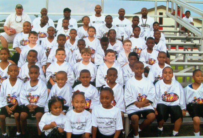 The players, coaches, cheerleaders and volunteers with this year's Donaldsonville Youth Flag Football program recently completed the program's fifth year with games Saturday and the Super Sunday Championship event the following day.