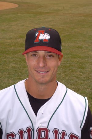 Jason Delaney of Hanson is playing for the Altoona Curve, 
Double-A affiliate of the Pittsburgh Pirates.