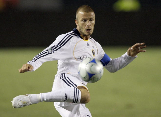 Los Angeles' David Beckham has scored five goals and assisted on seven others in his first full season in the MLS. The 33-year-old midfielder is attracting more fans to games.