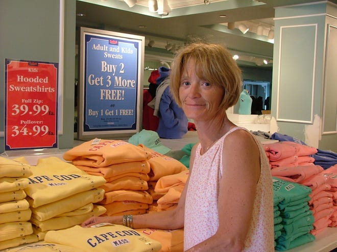 Adrienne DuBois, an assistant manager for Cuffy’s of Cape Cod, said the retail store is turning away young people looking for work this summer.
