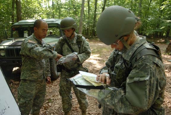 Officer candidate school at Stones Ranch Military Reservation in Niantic.