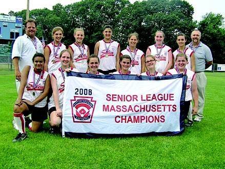 Salem’s 2008 Little League softball senior champions.