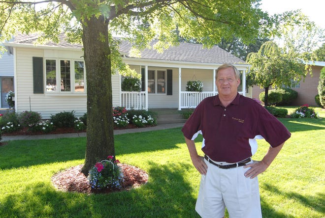 David Bonnema of Zeeland poses in front of his home at 23 S. Lee Street.