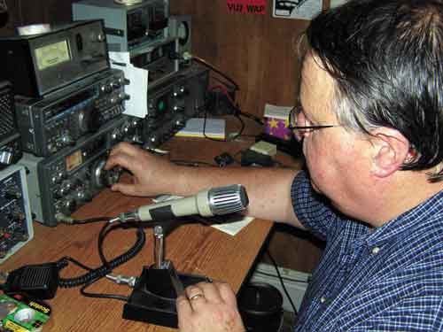 Rick Kingsley and other amateur radio operators help coordinate communications during emergencies and stay in touch wth others around the world.