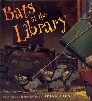 "Bats at the Library" by Brian Lies