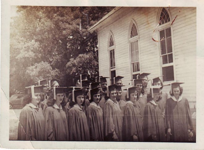 Guyton High School Class of 1947 Baccalaureate Service at New Providence Baptist Church in Guyton.