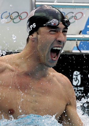 Michael Phelps won 8 gold medals at the Olympic Games.
