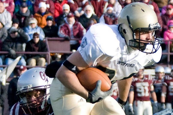 Wofford's Sean Lees (34), shown here returning a punt against Montana in the first round of the NCAA Football championships last season, will miss the rest of this season with a knee injury.