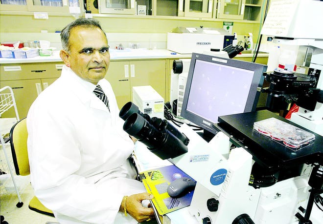 Dr. Jasti Rao of the University of Illinois College of Medicine at Peoria is currently researching feasible methods of using stem cells taken from umbilical cord blood.