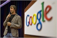 Larry Page, co-founder of Google, in Mountain View, Calif.