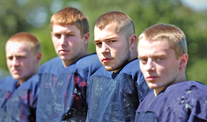 The Plymouth North football team will look for leadership from captains Matt Walsh, Joe Flynn, Anthony Clark and Jamie Wood.
