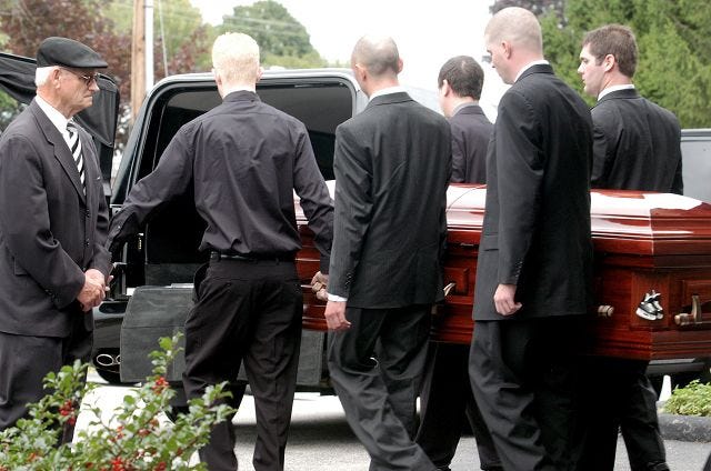 Mike Ross/Chief photographer
A Mass of Christian burial was held Tuesday at St. Martin Church in Somersworth for 23-year-old Randy M. Cummings, a 2002 Somersworth High School graduate who died in a car crash last Wednesday in Massachusetts.