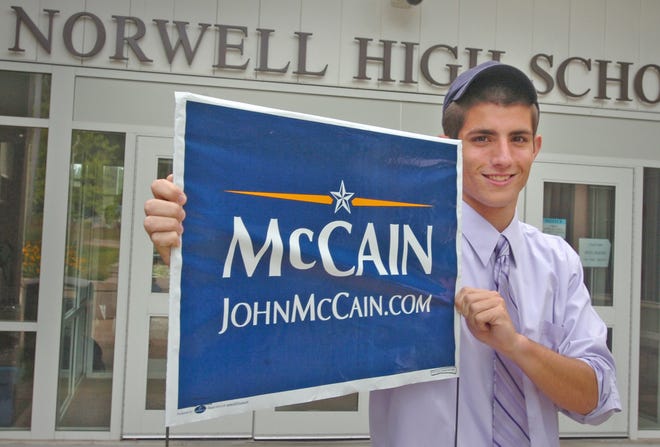 Nick Carton, 17, is not old enough to vote in the upcoming presidential election, but he is nonetheless an avid supporter of Republican nominee Sen. John McCain.