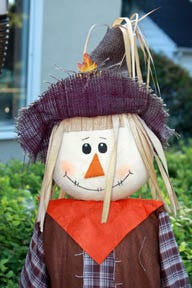 There will be a scarecrow making contest at 11 a.m. in Orangeville.