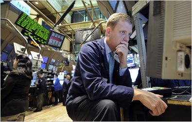 The floor of the New York Stock Exchange on Thursday.