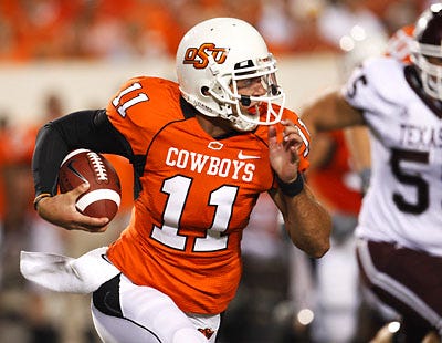 Oklahoma State quarterback Zac Robinson brings one of the country's most potent offensive attacks to Columbia tomorrow night when No. 3 Missouri plays host to Robinson and the No. 17 Cowboys.