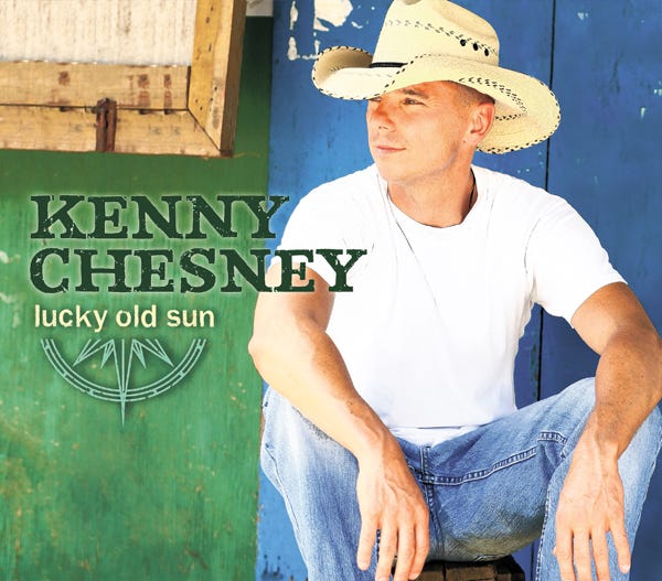 In this image released by Blue Chair/BNA/SonyBMG, the latest CD by Kenny Chesney, "Lucky Old Sun," is shown.