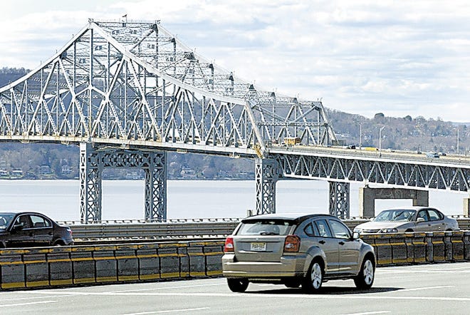 Steel construction plates in two eastbound lanes of the Tappan Zee Bridge have slowed rush-hour traffic to a crawl, resulting in extra commuter delays and frayed nerves. Officials are considering adding an extra Westchester-bound lane during prime travel times.