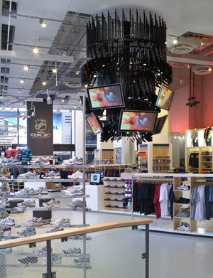Reebok International has seen strong sales at its NHL Powered by Reebok store in Manhattan in the store's first year.