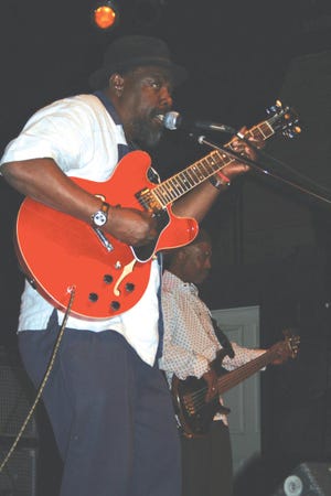 Lurrie Bell was the headline act at Saturday’s Blues Fest at the Rivoli Theatre