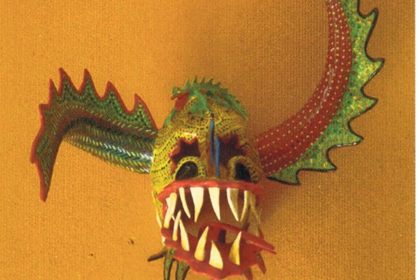 EXAMPLES OF TRADITIONAL Puerto Rican masks and artwork are shown at the Maitland Art Center. The masks are part of a festival that dates back hundreds of years.