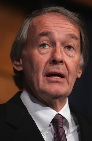 Rep. Ed Markey, D-Mass., sent a letter to the Nuclear Regulatory Commission on Friday, posing a list of questions about the Oct. 29 fire in an outbuilding at Plymouth's Pilgrim nuclear power station.