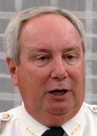 Sheriff Bill Balkwill, pictured, agreed not to charge a deputy with theft if he paid the victim and resigned.