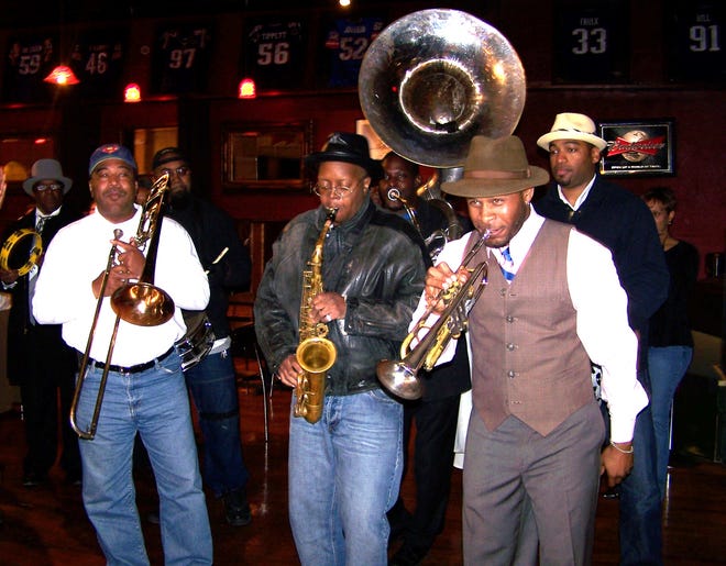 The entertainment continued as the Brass band got locals out of their seats at the Capitol Sports Bar and Restaurant Saturday.