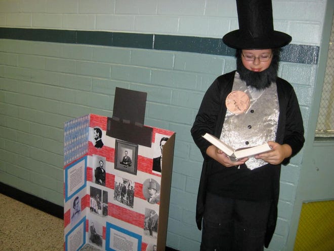 Denis Secerbegovic brought to life Abraham Lincoln at Beauclerc Elementary's live museum. The school's assistant principal, Avia West, said the project is very unique and a good tool to get teachers to collaborate.