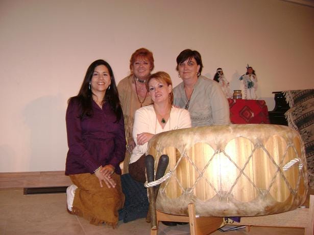 CORRESPONDENT PHOTO / AMY SMITH
Cast members included, from left, Francine Abrego, Kelli Thull, Sherry 
Wright and drummer Karla Hylton.