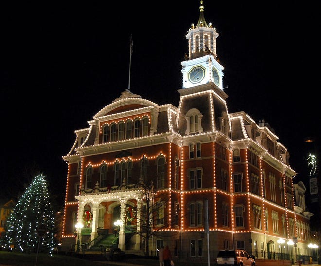 The lights came on Friday night at Norwich City Hall.