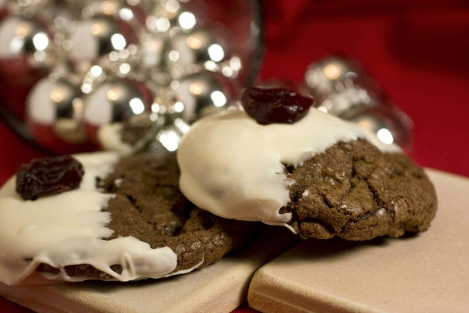 Chocolate lovers will go wild over these Triple Chocolate Cherry Drop Cookies.