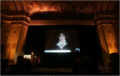 Sheila C. Bair, chairwoman of the F.D.I.C., spoke last week at the Banker of the Year Awards.