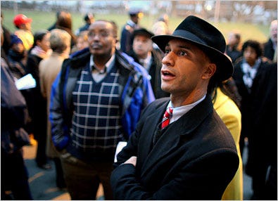 “Voters are not looking for categories. They’re looking for results,” said Adrian M. Fenty, the mayor of Washington, a predominantly black city. Mr. Fenty, like President-elect Barack Obama, won an election as a more liberal bi-racial candidate who relied on a populist message.