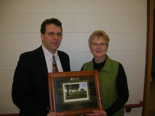 Jo Ann Wenzel of Pearl City Elementary School has been named 2009 Illinois Agriculture Classroom Teacher of the Year.