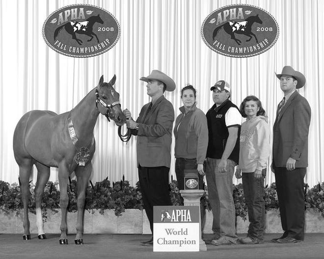 Paint Horse Ms Cool Precision, owned by Tom and Christel Woiderski of Cheboygan, captured a World Championship title recently at the inaugural American Paint Horse Association Fall Championship Paint Horse Show. The show, recently held in Fort Worth, Texas, is the association’s second premier event during 2008. Ms Cool Precision, a weanling filly, captured the title in Solid Paint-Bred Weanling Mares. In the class, horses are shown in-hand and judged on their physical qualities. Competitors include youth, amateurs, and professional trainers, and they compete on their own horses or horses owned by another individual. For more information, visit aphafallchampionship.com or call (817) 834-2742.