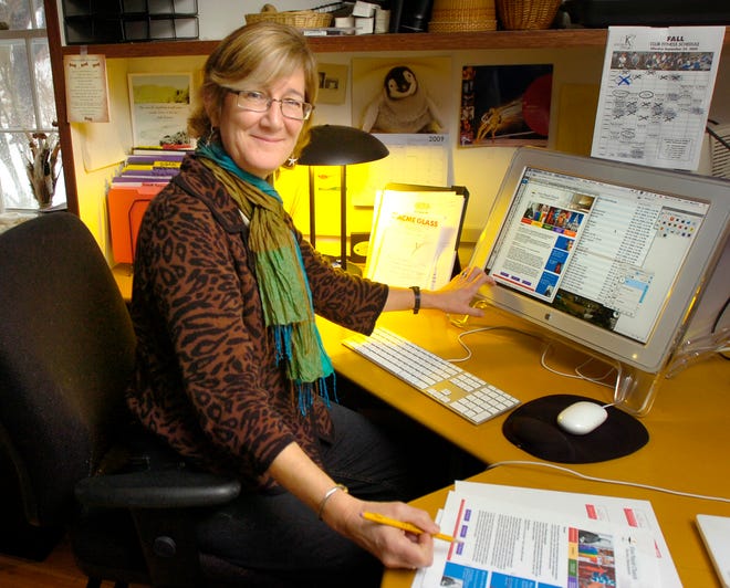 Lois Wood is a graphic designer and owner of her own graphic design company.
