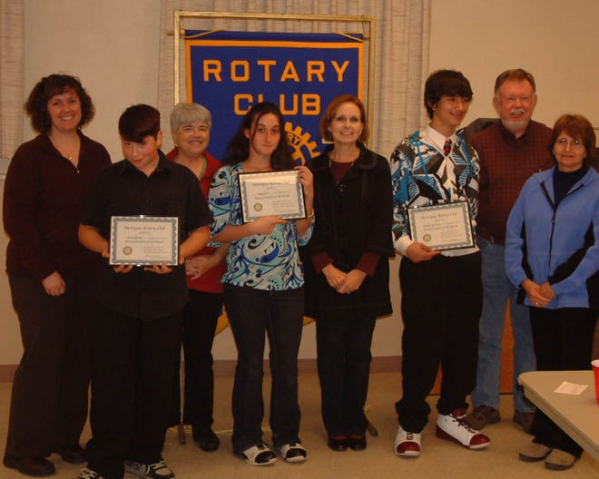 Montague Rotary Students of the Month