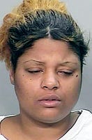 Tyra Mallory:  Arrested in knife attack on husband